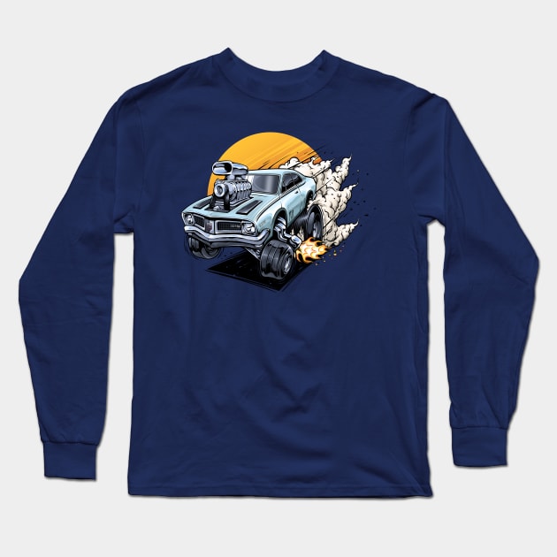 GTO Hotrod Long Sleeve T-Shirt by Aiqkids Design